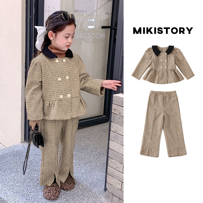 2024★春秋新作★韓国風ベビー服★トップス+ズボン★110cm〜140cm