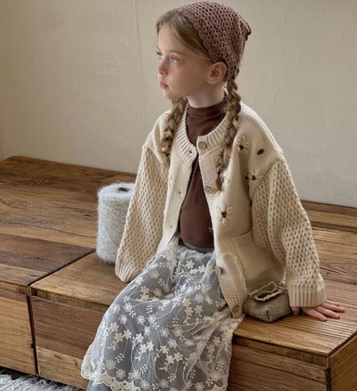 2024秋新品HL★子供服 　カーディガン★90cm〜140cm