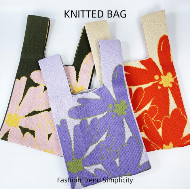 「2024」バッグ★ショルダーバッグ★ハンドバッグ★ニットバッグ★ 3色