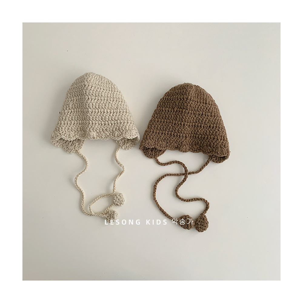 2024年新品★子供用★ニット帽子　ハット★ 2色