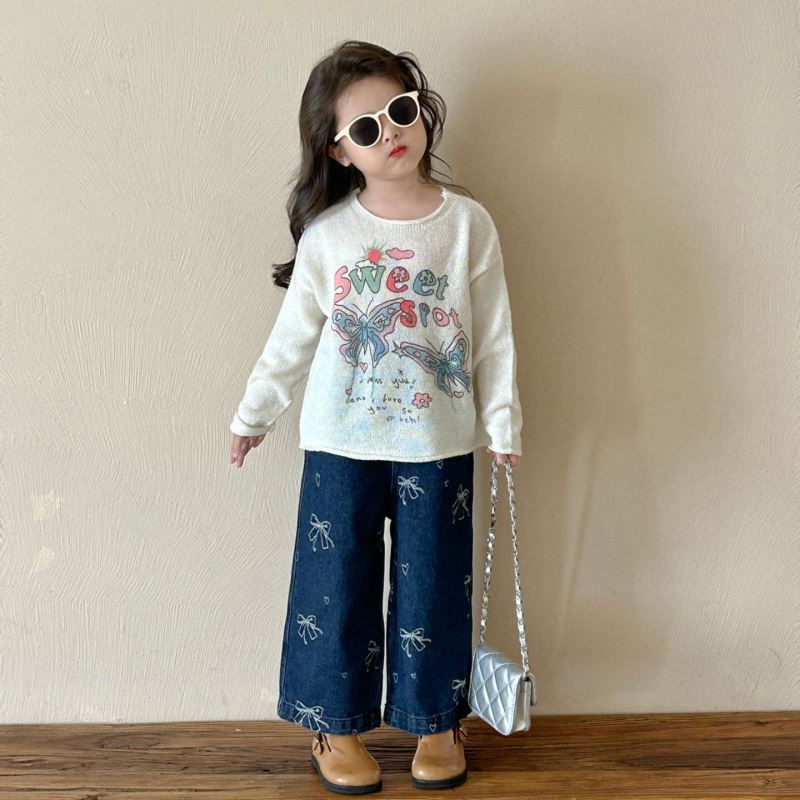 2024秋新入荷★子供服　セーター&デニムズボン★90cm〜140cm