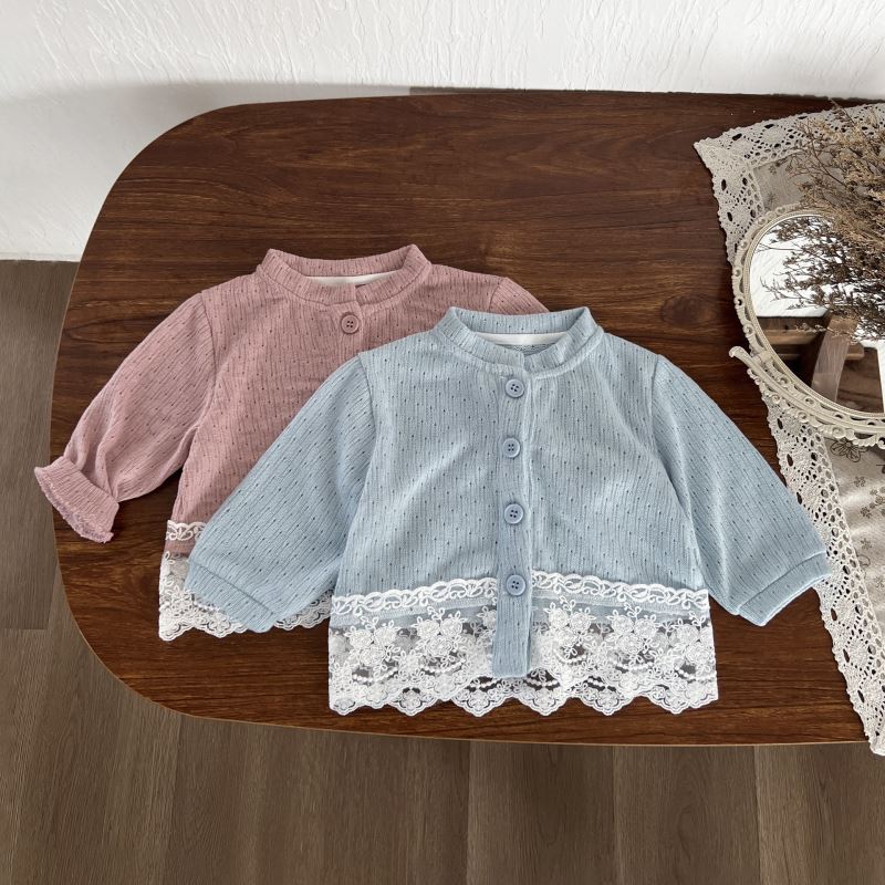 「2024」子供服★トップス★ニット★カーディガン★韓国風子供服★2色66cm〜100cm