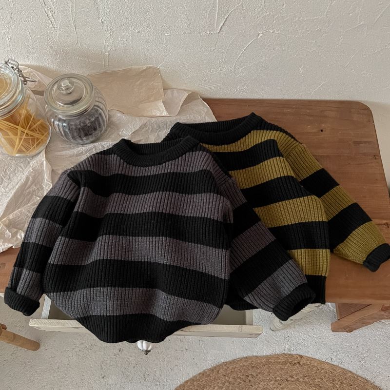 「2024」子供服★トップス★ニット★セーター★韓国風子供服★2色90cm〜140cm
