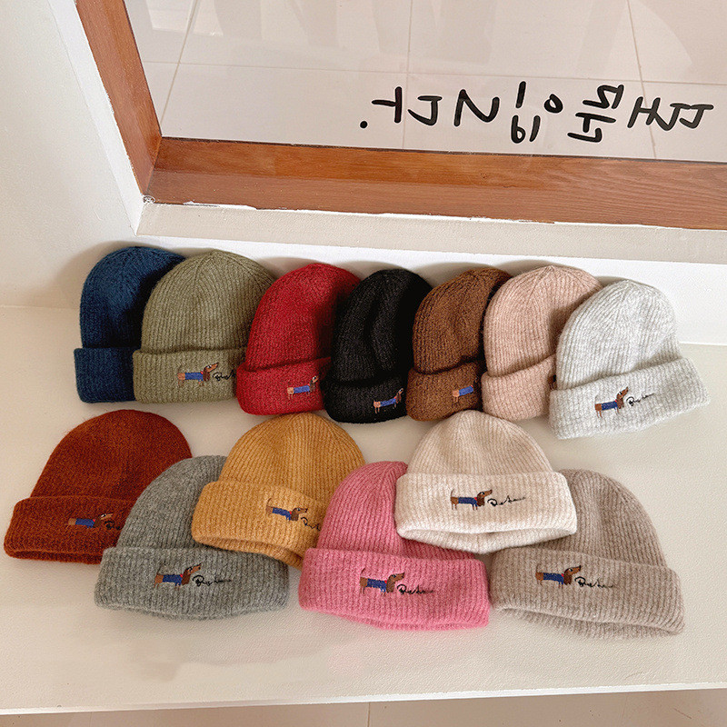 「2024」子供用★帽子★ニット帽子★キッズ★暖かい★13色