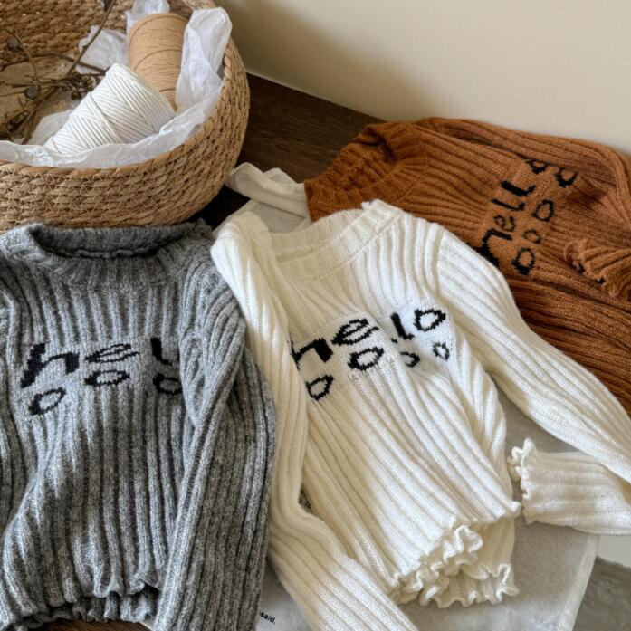 2024秋新品Y★子供服　セーター★90cm〜150cm 3色