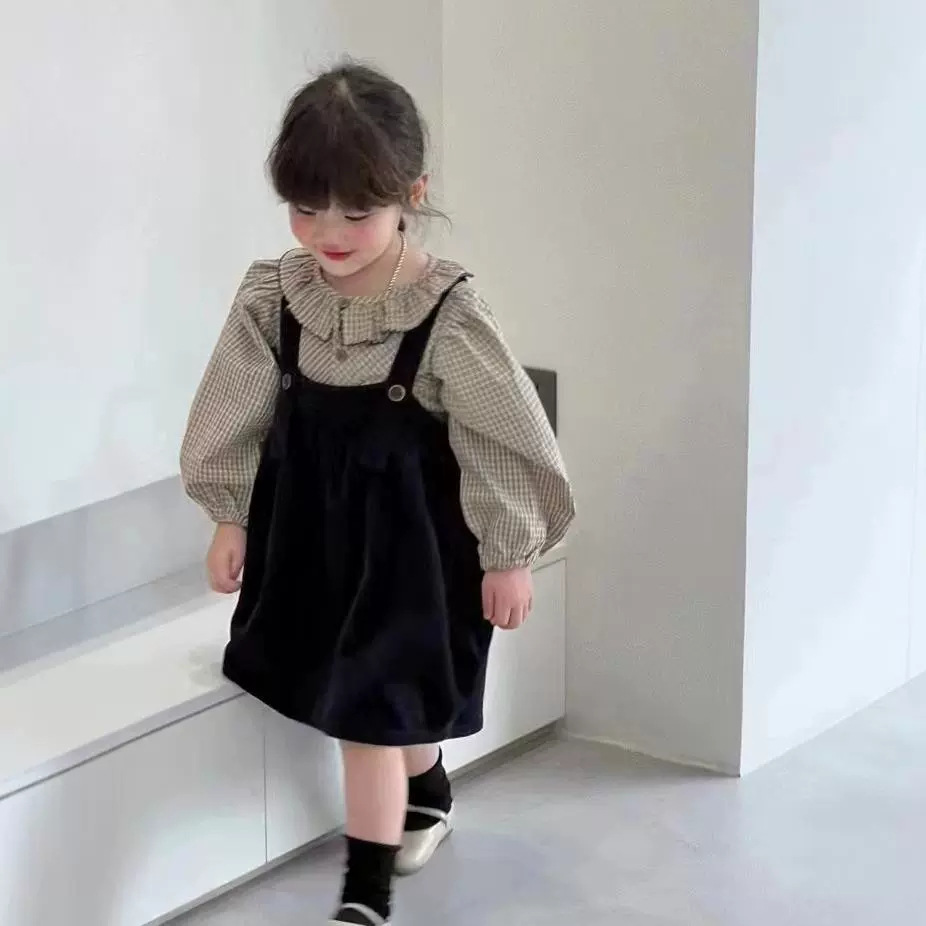 2024新品★子供服　トップス+ワンピース　セットアップ★5/95-100cm〜15/130-140cm