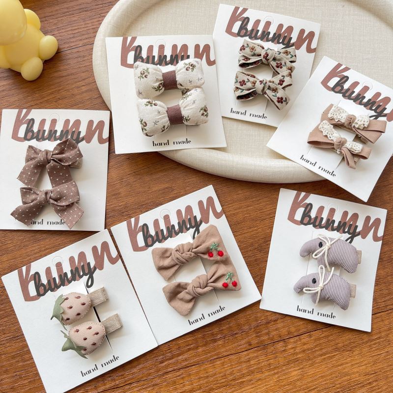 2024年新品★子供髪飾り　アクセサリー　ヘアビン★7色