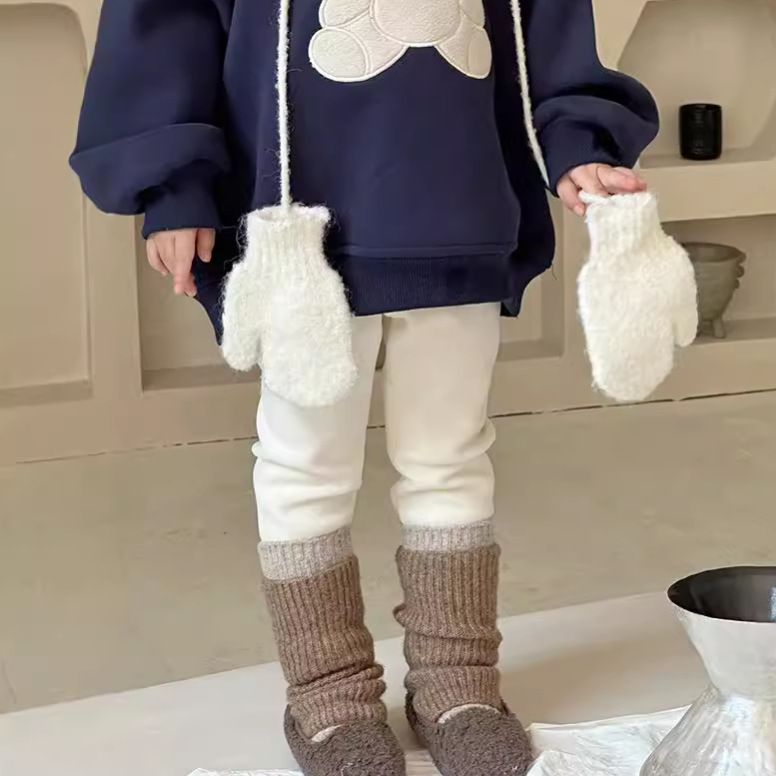 2024秋冬新品ZXR★子供服　ズボン　裏起毛★90cm〜150cm 4色