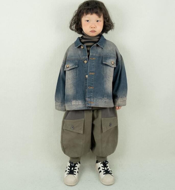 2024秋新品★子供服 　デニムコート★80cm〜130cm