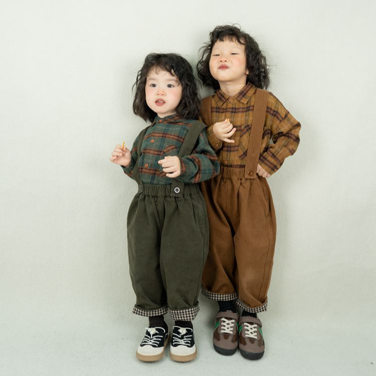 2024★春秋新作★韓国風子供服★サロペット★80cm〜130cm 2色