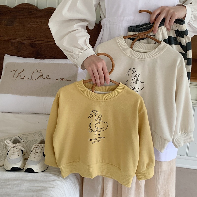 2024★秋冬新作★韓国風子供服★トレーナー★80cm〜130cm 2色