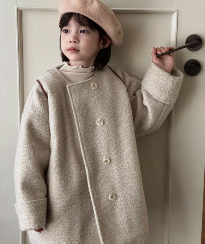 2024秋冬新品★子供服 　コート★90cm〜150cm 2色