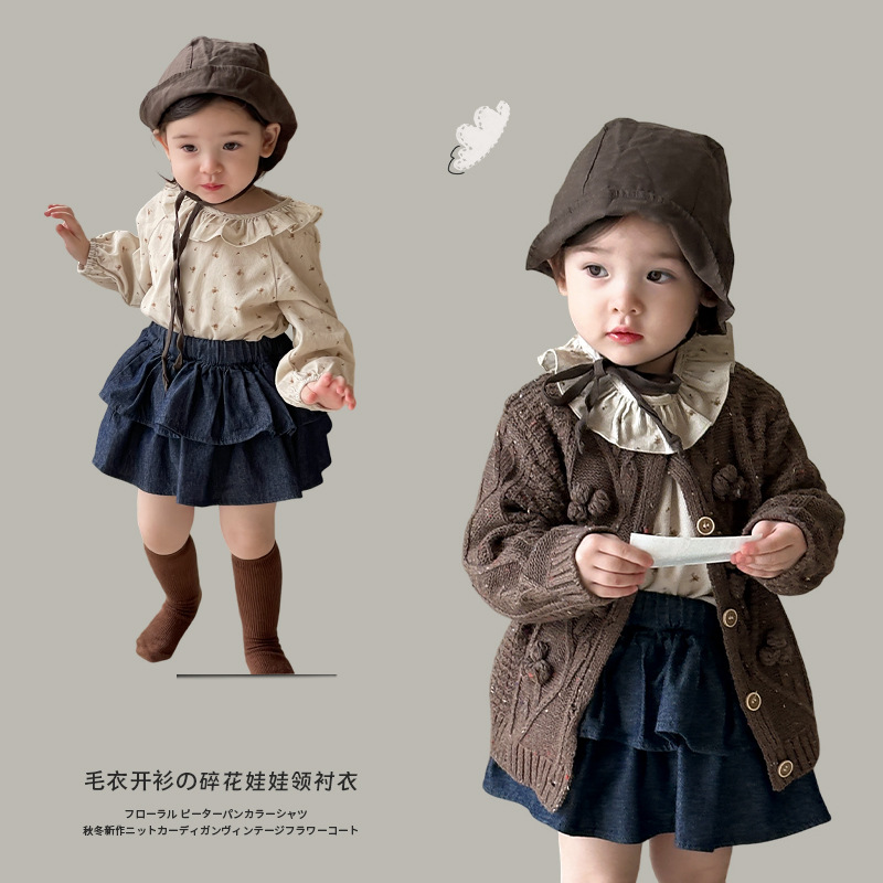 2024秋冬新作★子供服　トップス&スカート&カーディガン★73CM〜100cm