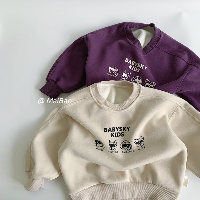 2024秋冬新品★子供服　トレーナー　裏起毛★90cm〜140cm 2色