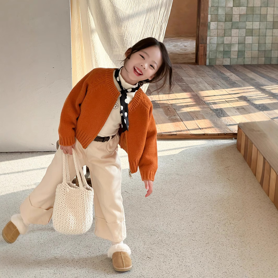 2024秋冬新品Y★子供服 　カーディガン★90cm〜150cm