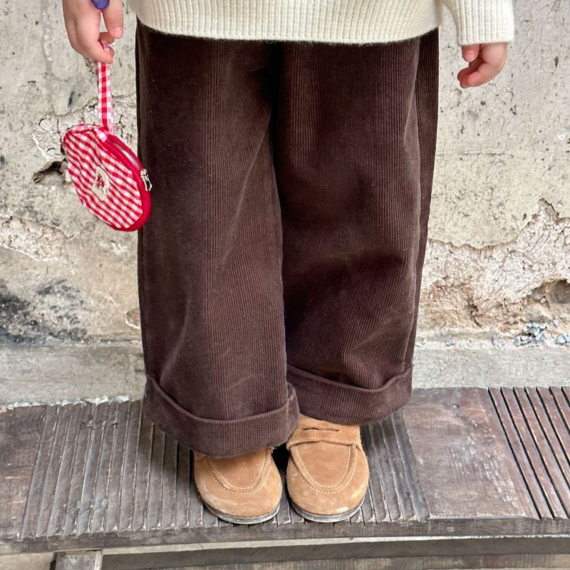 2024秋冬新入荷★子供服　ズボン　裏起毛★90cm〜140cm 5色
