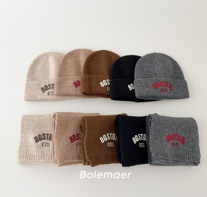 2024年新品★子供用★帽子　ハット&マフラー分けて★ 9色