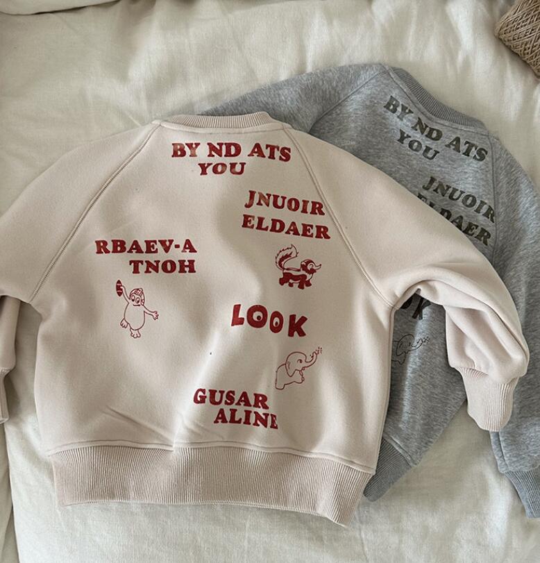 2024★秋冬新作★韓国風子供服★トレーナー★90cm〜150cm 3色