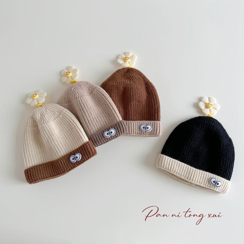 「2024」子供用★帽子★ニット帽子★耳カバー★ベビー★暖かい★4色