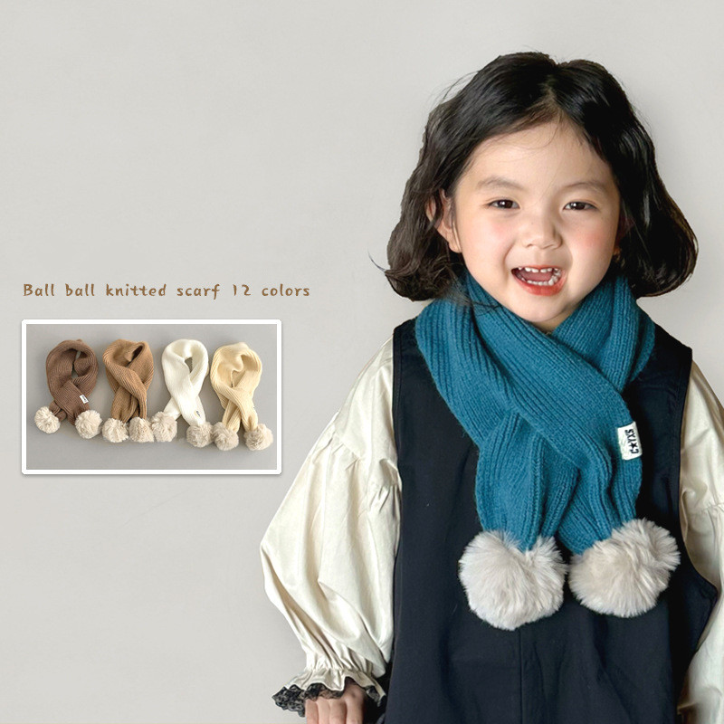 「2024」★子供用★マフラー★防寒★襟巻き★ネックウォーマー★キッズ★暖かい★12色