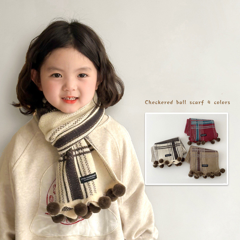 「2024」★子供用★マフラー★防寒★襟巻き★ネックウォーマー★キッズ★暖かい★4色