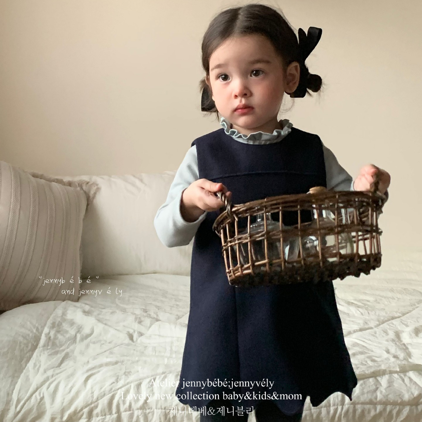 2024秋冬新jen★子供服　ベストワンピース　厚手★73CM〜110cm