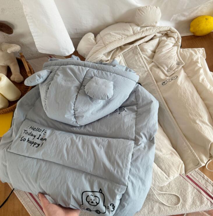 2024秋冬新品★子供服 　ベストコート★80cm〜140cm 2色