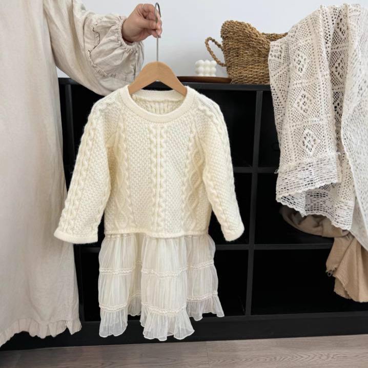 2024★秋冬新作★韓国風子供服★ワンピース★90cm〜140cm