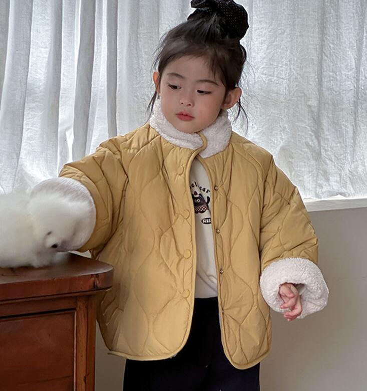 2024冬新品★子供服 　両面着用コート★90cm〜150cm 2色