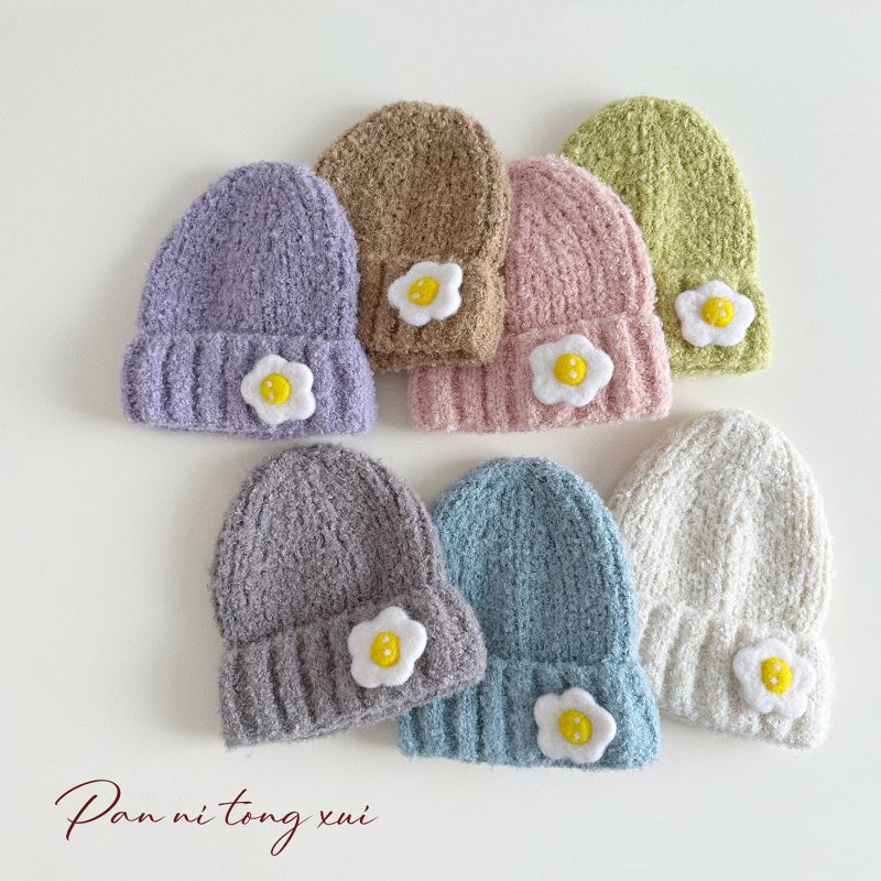 「2024」子供用★帽子★ニット帽子★女の子★防寒★暖かい★7色