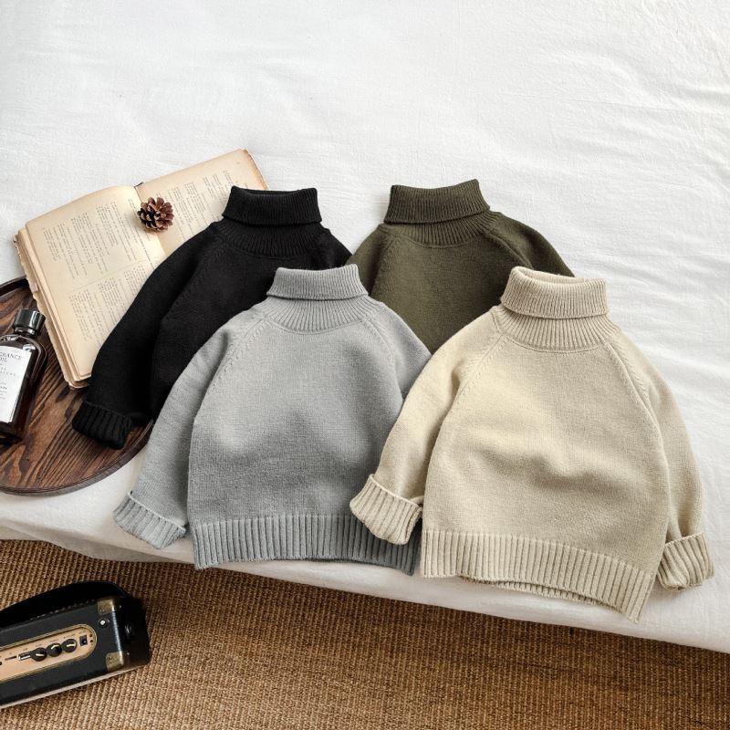 「2024」子供服★トップス★ニット★セーター★韓国風子供服★4色73cm〜110cm