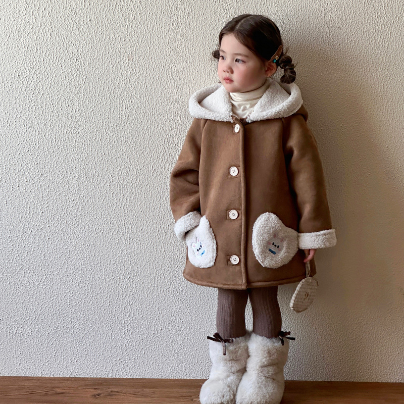 2024秋冬新品★子供服 　コート★80cm〜130cm 2色