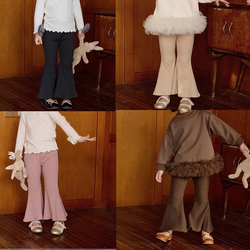 2024★春秋新作★韓国風子供服★ズボン★7〜17 4色