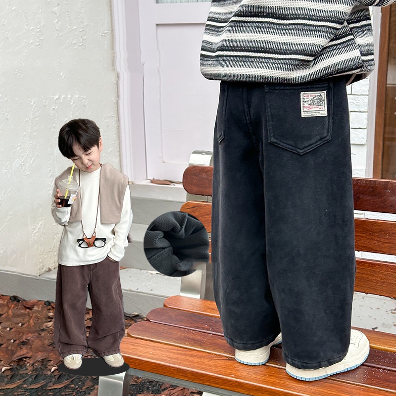 2024★秋冬新作★韓国風子供服★厚手★ズボン★90cm〜160cm 3色
