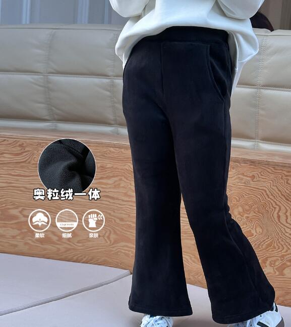 2024★秋冬新作★韓国風子供服★ズボン★裏起毛★90cm〜160cm