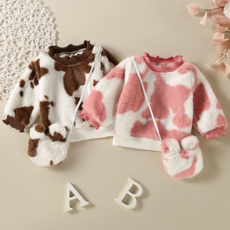 2024★秋冬新作★韓国風子供服★厚手★トレーナー★80cm〜120cm 2色