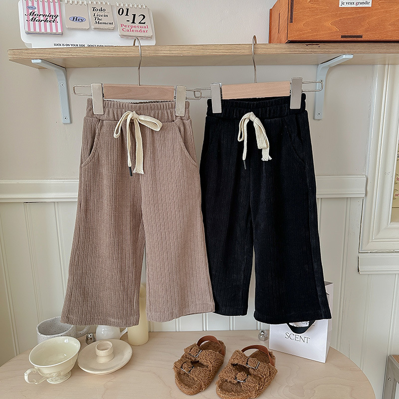 2024★春秋新作★韓国風子供服★ズボン★90cm〜140cm 2色