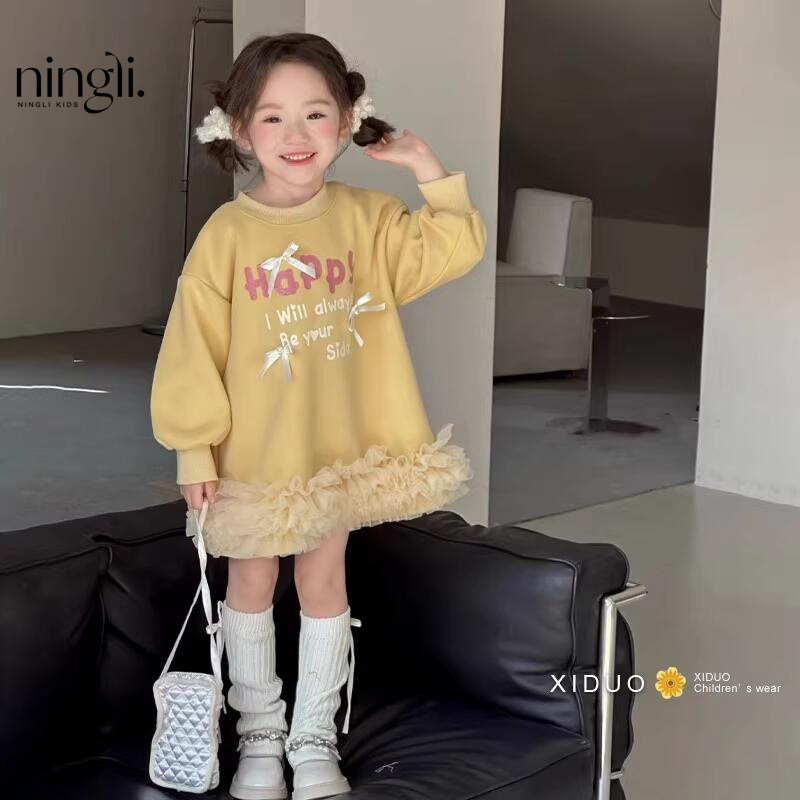 2024新品★子供服　ワンピース　裏起毛★80cm〜130cm