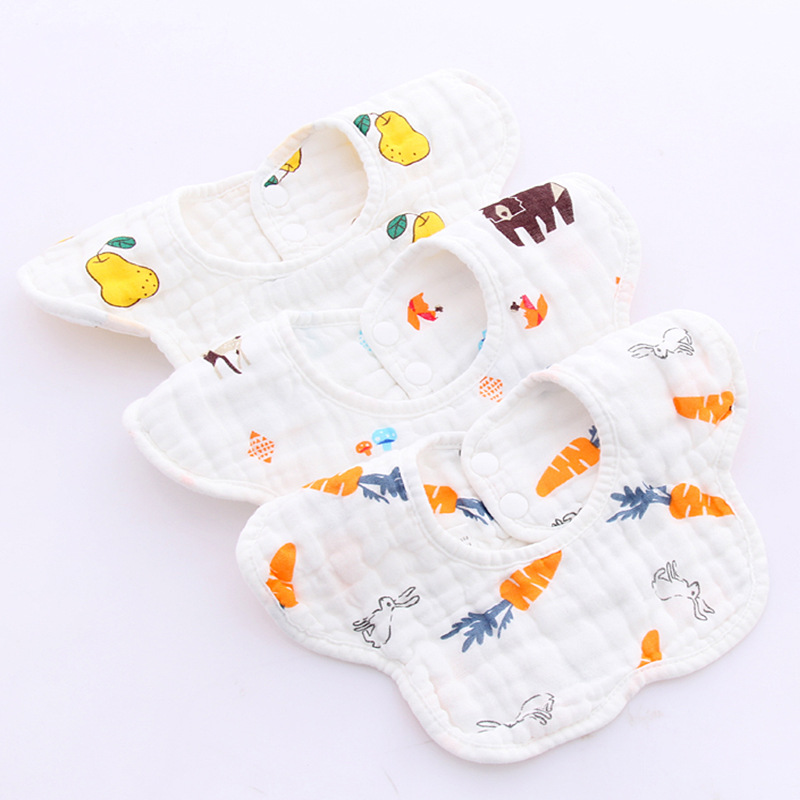 よだれかけ★子供用★涎掛け★ベビー向け★赤ちゃん用★8層★可愛い★11色