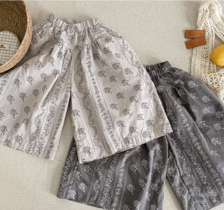 2025春新品SJ★子供服　ズボン★80cm〜130cm 2色