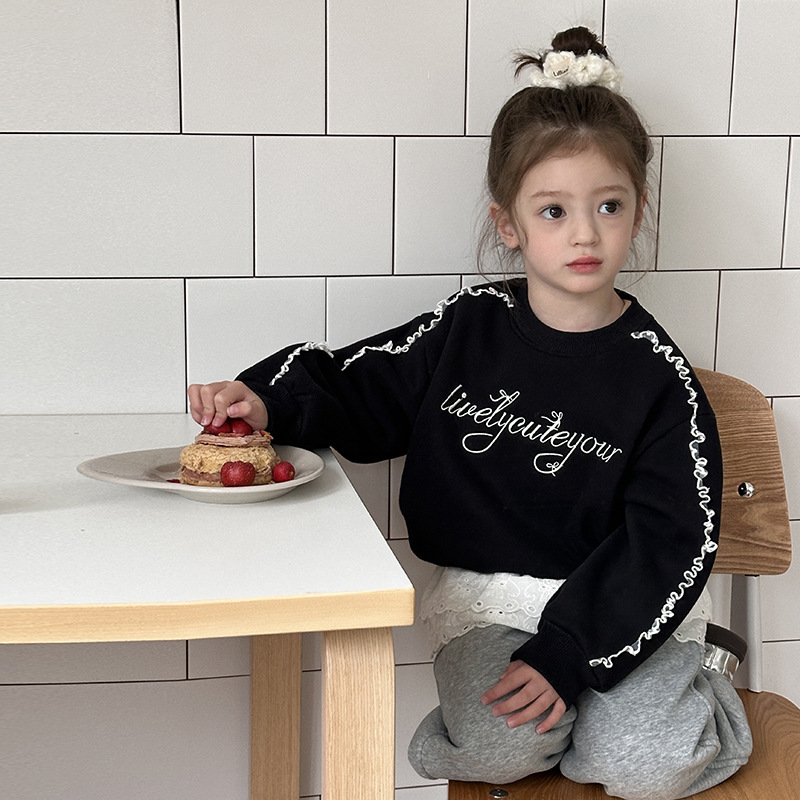 2025年新A★子供服　トレーナー　裏起毛★90cm〜160cm 2色