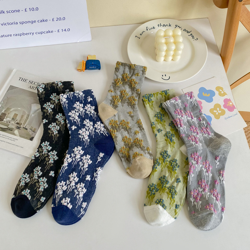 「2024」靴下★レディース★ソックス★大人用★女性用靴下★可愛い★5色