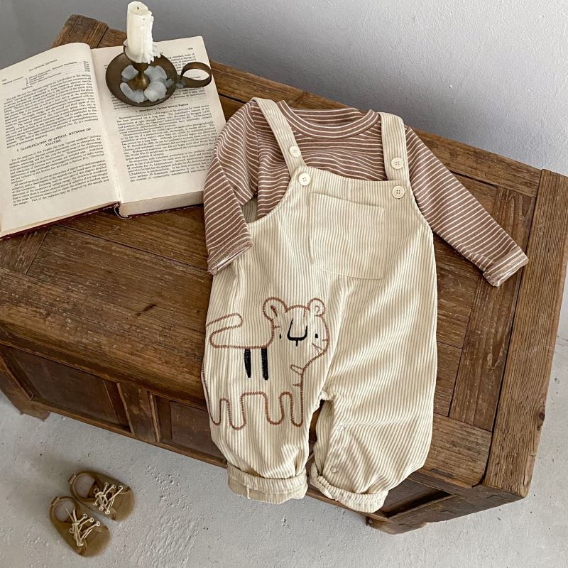 2025春新品★子供服　サロペット★66cm〜100cm