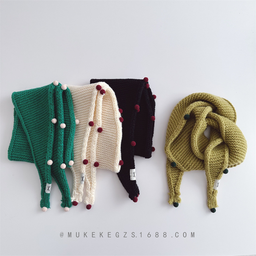 「2024」★子供用★マフラー★防寒★襟巻き★ネックウォーマー★キッズ★暖かい★7色