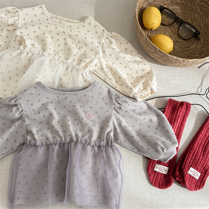 2025新作SJ★子供服　トップス★80cm〜130cm 2色