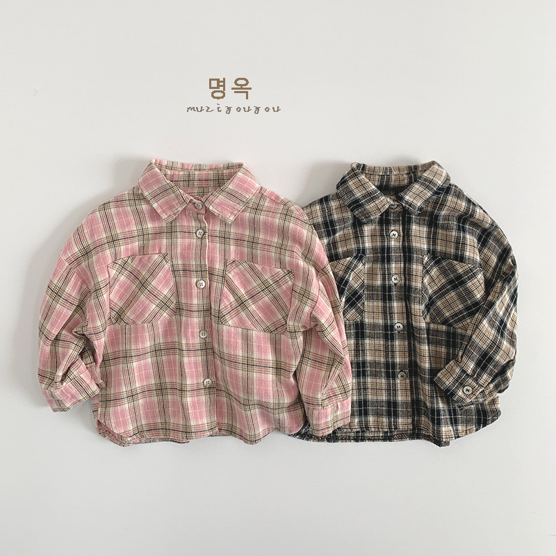 2025新入荷muji★子供服　シャツ　トップス★80cm〜130cm 2色