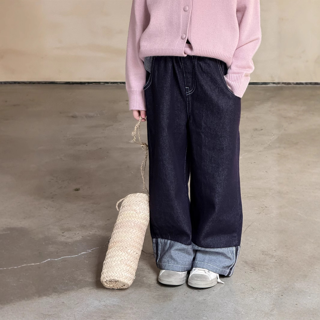 2025春新作TM★子供服　デニムズボン★90cm〜150cm