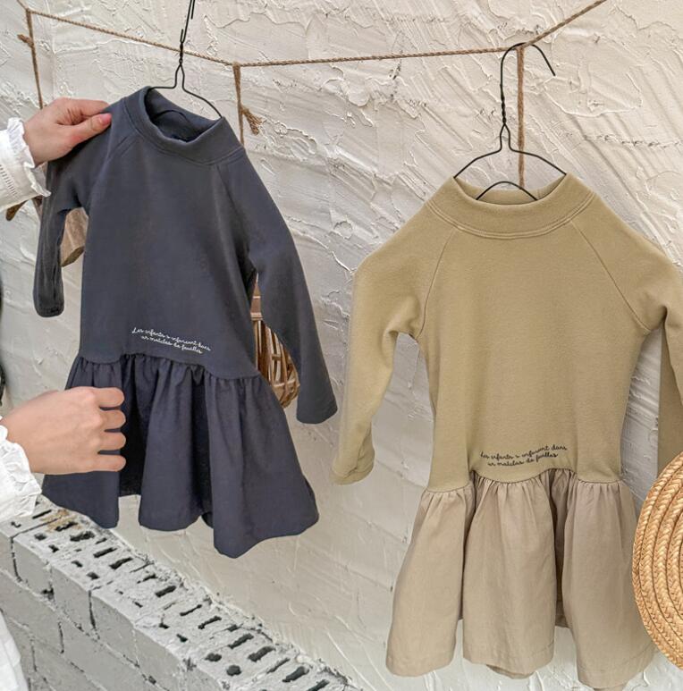 2025新品SJ★子供服　ワンピース★80cm〜130cm 2色