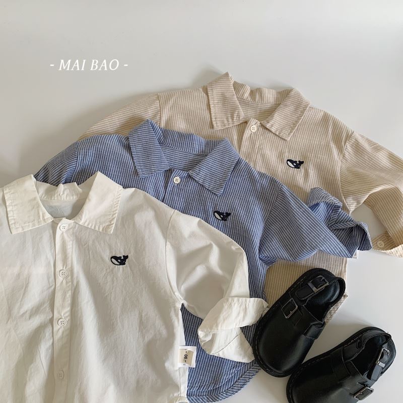 「2025」子供服★トップス★ワイシャツ★長袖★韓国風子供服★3色90cm〜140cm
