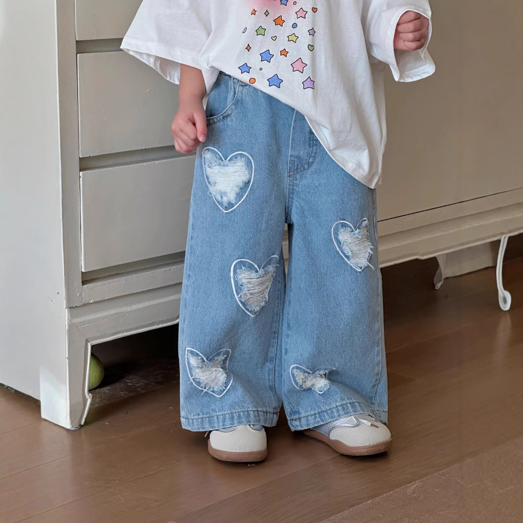 2025★春秋新作★韓国風子供服★ジーンズ★90cm〜140cm